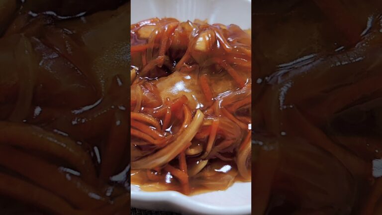 タラの甘酢あんかけを食べるだけの動画です！