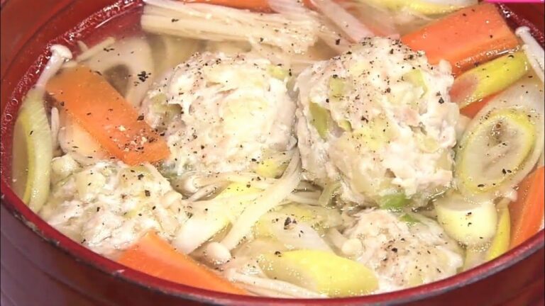 キャベツのつくね汁