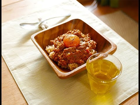 レンジで作る無水キーマカレー【リュウジさんレシピ】