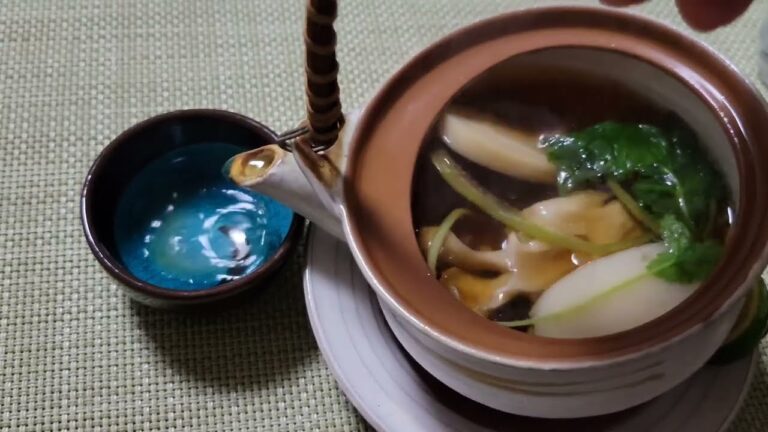 土瓶蒸し　家でも出来る　安い美味しい楽しい舞茸の土瓶蒸し