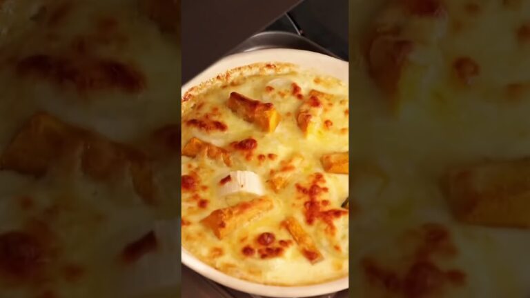 手軽すぎる【かぼちゃと長ねぎのグラタン】 #recipe #recipes #shortrecipe