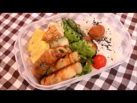 【夫のお弁当】調理動画NO 38「ピーマンの肉巻き弁当」時間がなくていつも以上にドタバタしています。。～bento