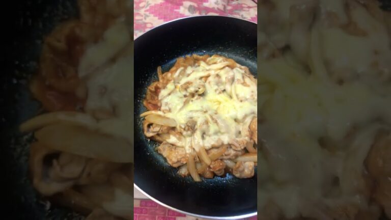 #shorts#豚こま肉のチーズ焼き＃豚こま肉＃ピザ用チーズ＃粉チーズ＃パセリ粉