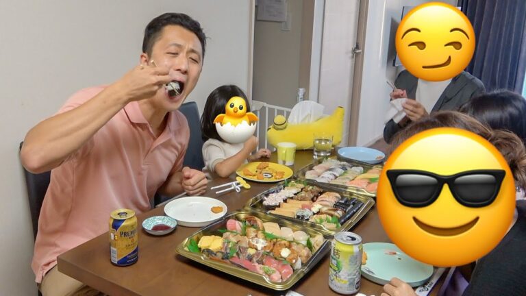 母上が高知から大阪に遊びに来たので「くら寿司１００貫」頼んでドカ食い歓迎会！！