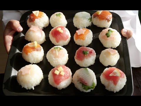 Kids cooking【子供料理】☆Japanise girl's Festivalひな祭りに作る可愛い手まり寿司