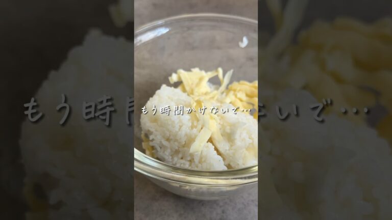 【時短でこれできるの？...】#ずぼら #ずぼら飯 #簡単レシピ #簡単ご飯 #時短レシピ #かんたんレシピ #ズボラ料理 #作り置き #レンチン #レンチンレシピ #リゾット