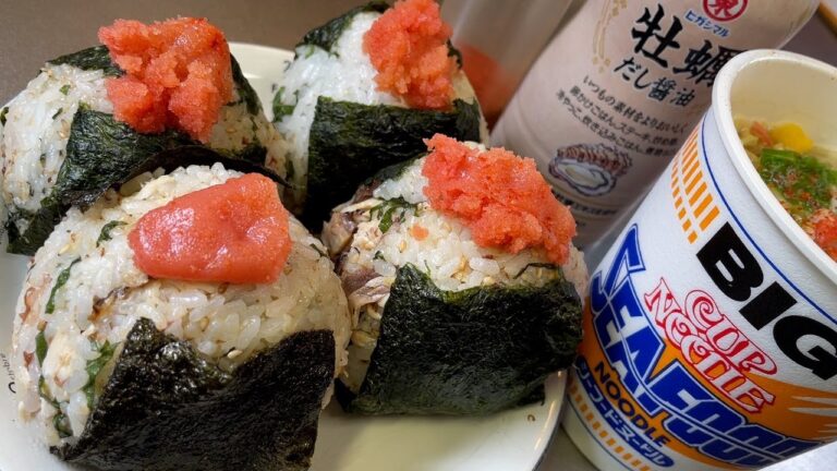 【男２合飯】鯖明太子で唸る。病みつき注意の麻薬おにぎりが最強すぎた。