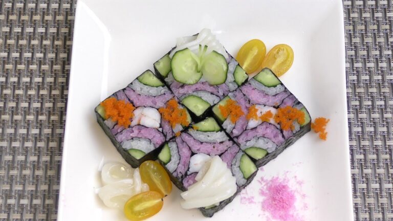 【簡単】七宝巻きちらし寿司の作り方【４K】