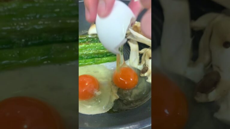 【簡単パパ飯】アスパラと卵のチーズ焼き #cooking #recipe