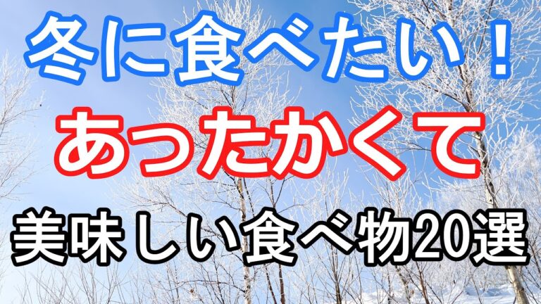 【ゆっくり解説】冬に食べたい！あったかくて美味しい食べ物20選