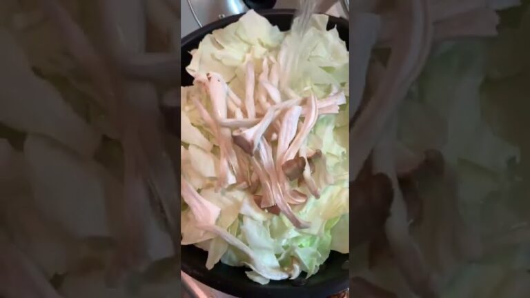 【ズボラ飯】めちゃ簡単な豚こま蒸し作ってみた