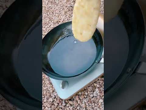 【キャンプ飯】油浸し炙り攻めハッシュドポテトアレンジ3選 #shorts