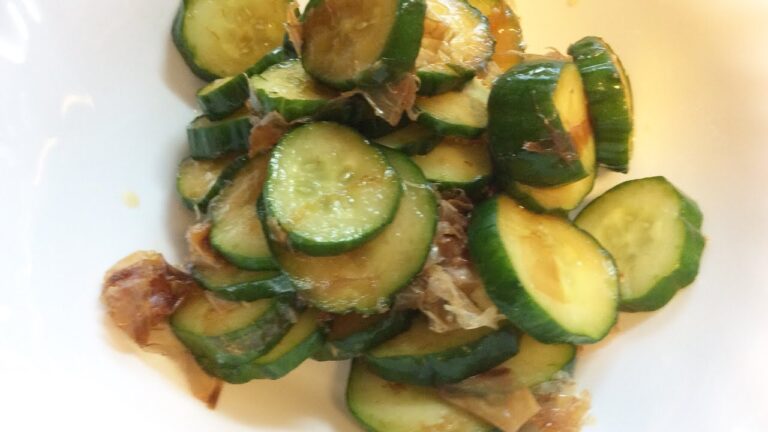 きゅうりのおかか漬け