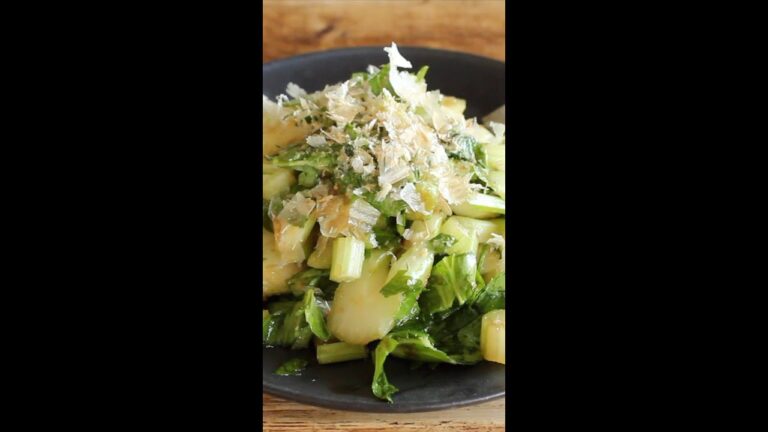 セロリ丸ごと1本食べられる簡単セロリの絶品シャキシャキポン酢サラダの作り方 #Shorts