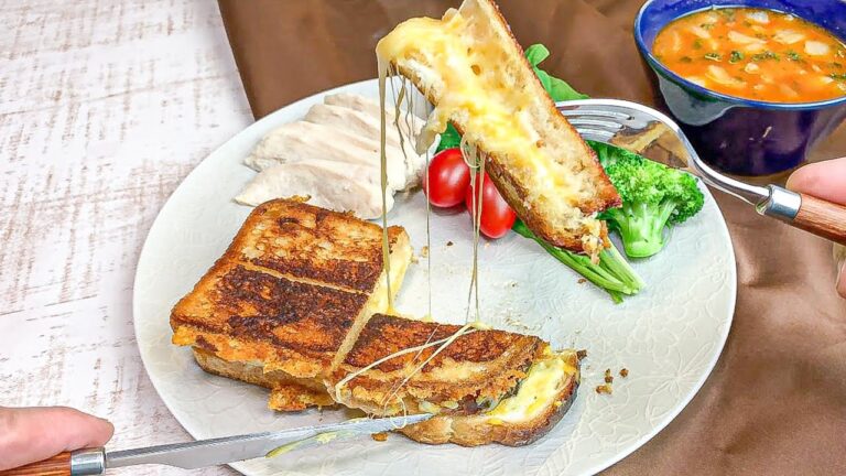 【グリルドチーズサンド】トロトロチーズ【フライパンで簡単】