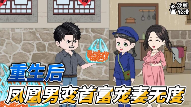 [MULTI SUB]年代动画【重生后，凤凰男变首富宠妻无度】重生回到1998年，我靠卖山里面没人要的石斛，赚了110块 #沙雕轻漫 #SDQM