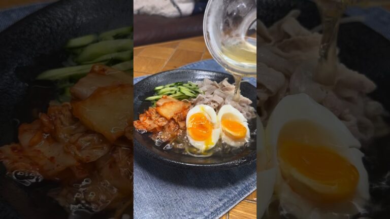 素麺で作る韓国風冷やし中華