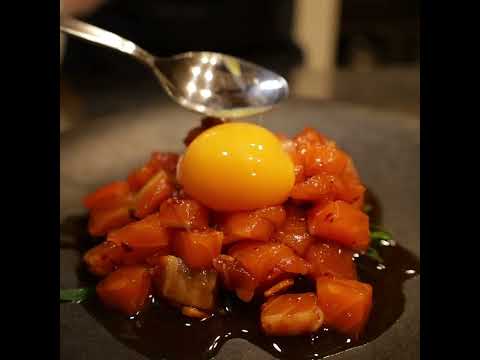 【サーモンのユッケ風】サーモンを使った簡単レシピ！