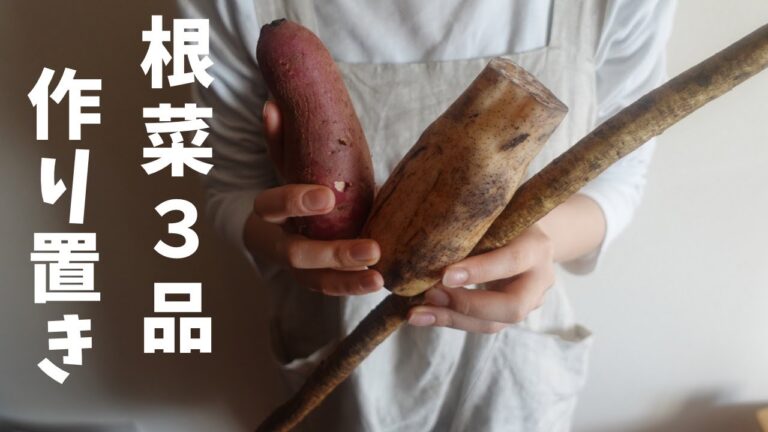 【旦那弁当】No.13 根菜３品作り置き bento