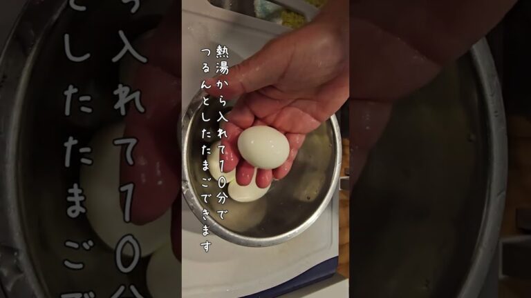 節約ごはん13 ほうれん草とゆで卵の味噌マヨ和え #shorts