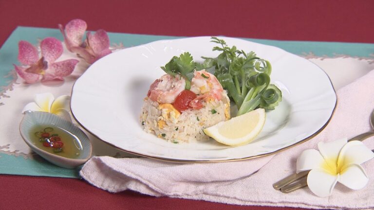 タイ風エビチャーハン