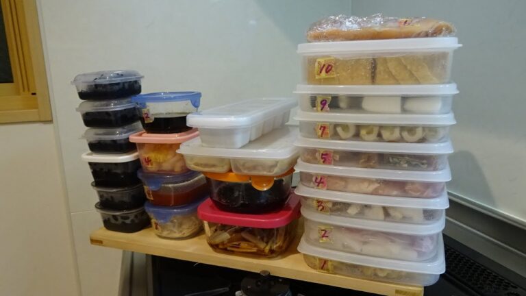 冷凍半調理品☆夕飯用冷凍半調理品を少し多く作ってお弁当に回します♡