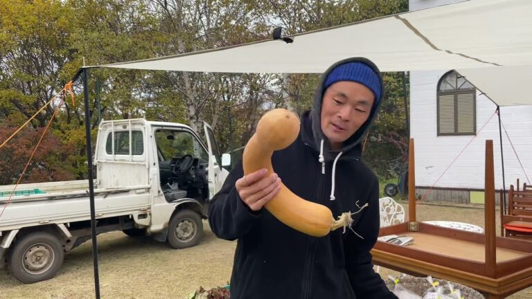 まる文農場さん、さらに追伸！鶴首かぼちゃもあるよ！