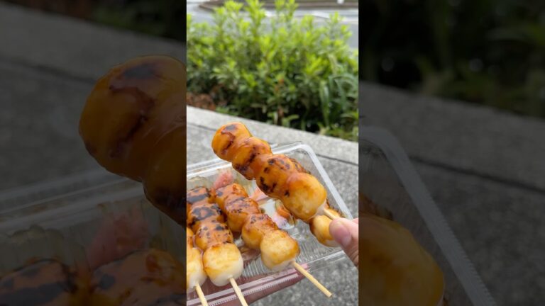大正時代から続く老舗和菓子屋の絶品みたらし団子！