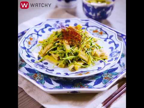 WATCHY Food - ツルッとプリッと変身！高野豆腐と青菜炒め