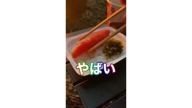 明太子ごはんが最強すぎる動画