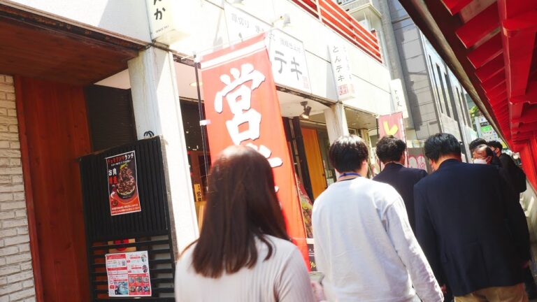 ガッツリ豚！昼休みのサラリーマン達を魅了するトンテキ専門店の猛ランチ時に密着！