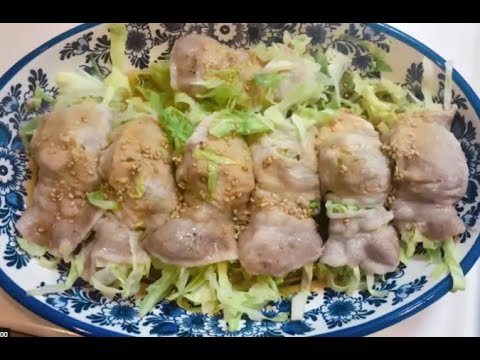 【レンジでチン♪１５分】ボリューム抜群 キャベツの豚肉巻きレンジ蒸し