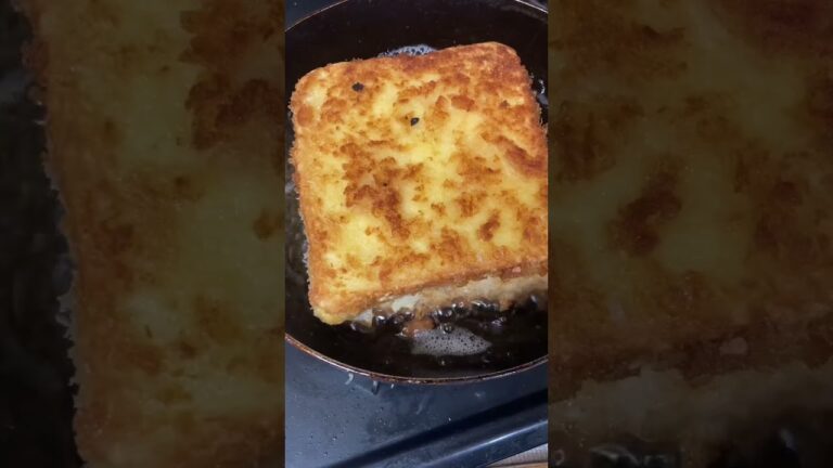 ハムチーズパン揚げ作ってみた。🥪