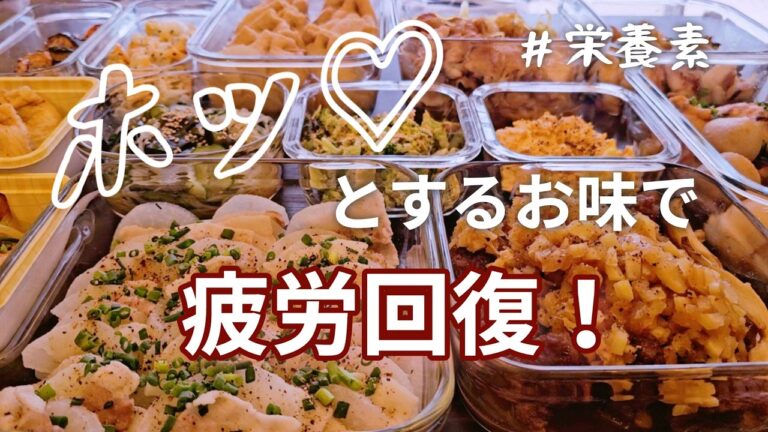 【作り置き12品】「疲労回復」の栄養素を考えながらも色んな美味しさを楽しむ♪/かぼちゃ/白菜/わかめ/ブロッコリー/里芋/鶏肉/豚肉