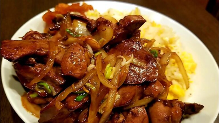 スタミナ満点！鶏レバー炒飯の作り方！