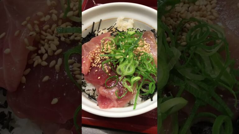 南まぐろの漬け丼は漬け感が弱い #なか卯