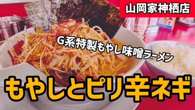 [山岡家]もやしとピリ辛ネギだってばよ #G系特製もやし味噌ラーメン