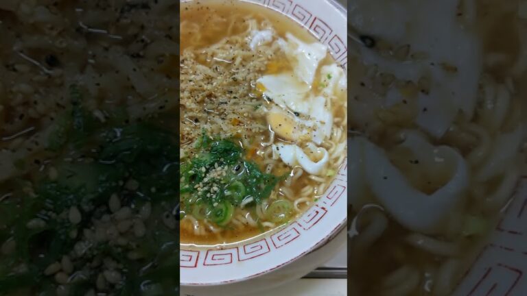 サッポロ一番しょうゆラーメン🍜😺ｺﾞﾏ味