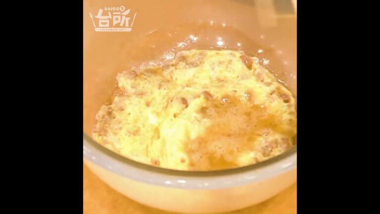 【DAIGOも台所】レンジで納豆チャーハン風｜火を使わなくてOK！
