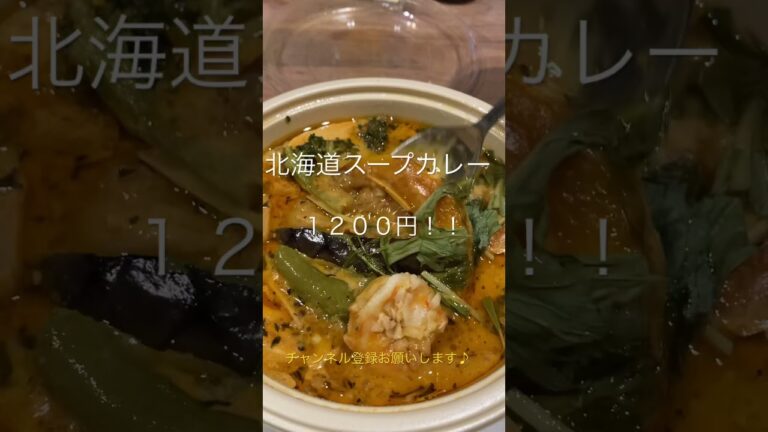 北海道で一番美味しいスープカレーを見せつけるだけの動画🍛21.10.14
