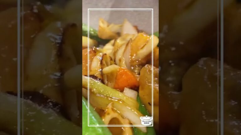 市販の唐揚げが大変身してめっちゃ美味しい甘酢あん炒めになった！