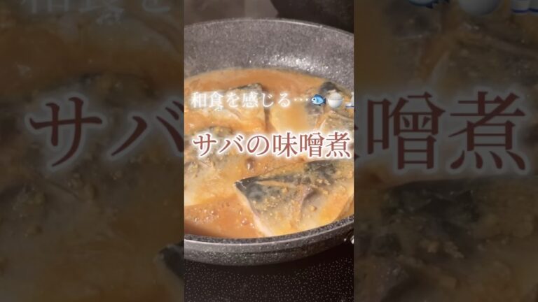 久しぶりの投稿✨️『サバの味噌煮』   #和食 #簡単レシピ #サバの味噌煮 #夜ご飯