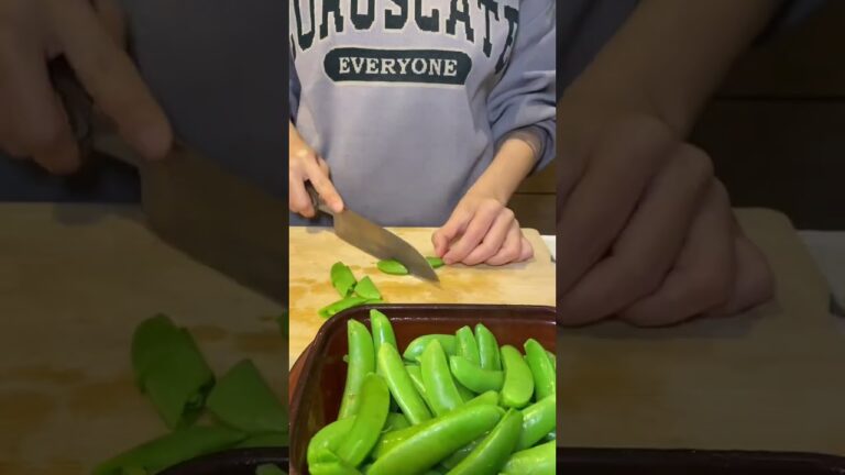 春🌸に絶対食べたいスナップエンドウのマヨクリチ和え