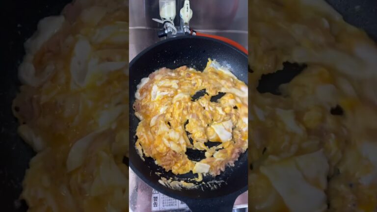 『貧乏飯』卵ツナ丼#shorts #ツナ #たまご #スクランブル #どんぶり #激安