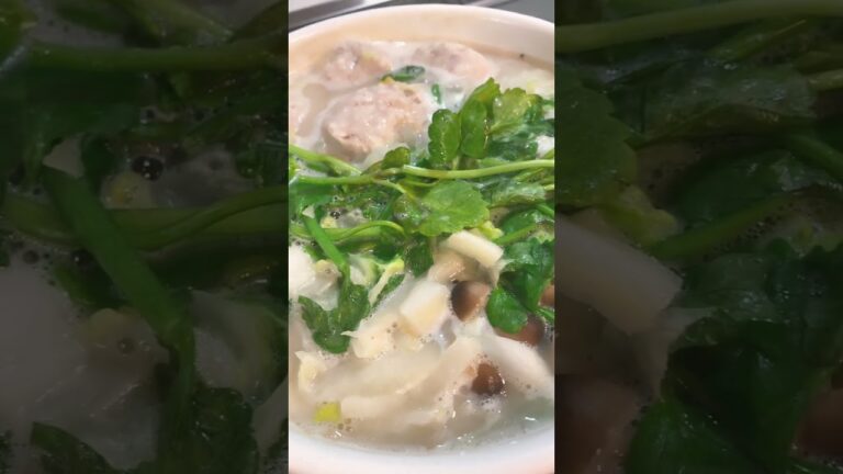 豆乳鍋完成