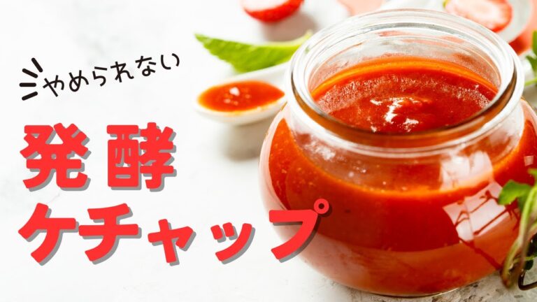 【自家製ケチャップの作り方】塩麴で旨みマシマシな発酵ケチャップを作ろう！レシピは概要欄にて！