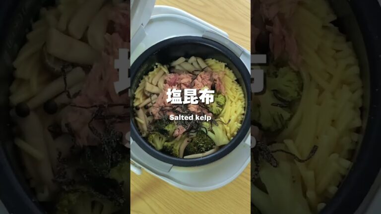 今回のメニューは『 和風ツナパスタ』です！