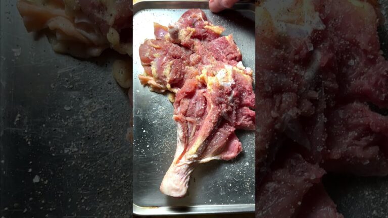 骨付き鶏もも肉の一本焼き #shorts