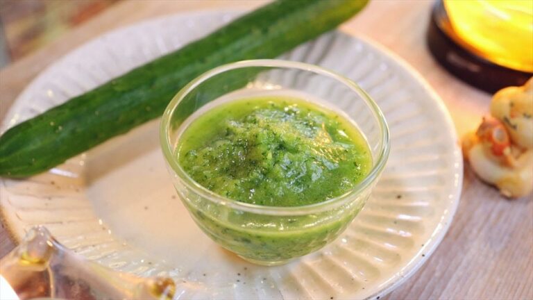 きゅうりのドレッシングの作り方・簡単レシピ Cucumber Salad Dressing｜Coris cooking