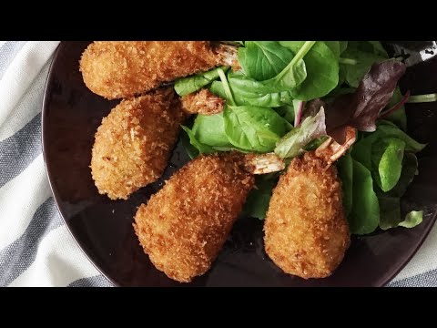 【タルタルソース入り】ぷっくり肉巻きエビフライ